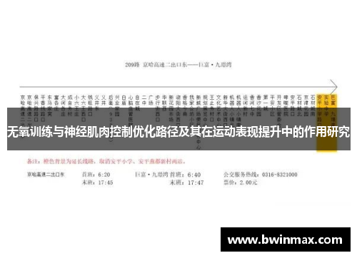 无氧训练与神经肌肉控制优化路径及其在运动表现提升中的作用研究